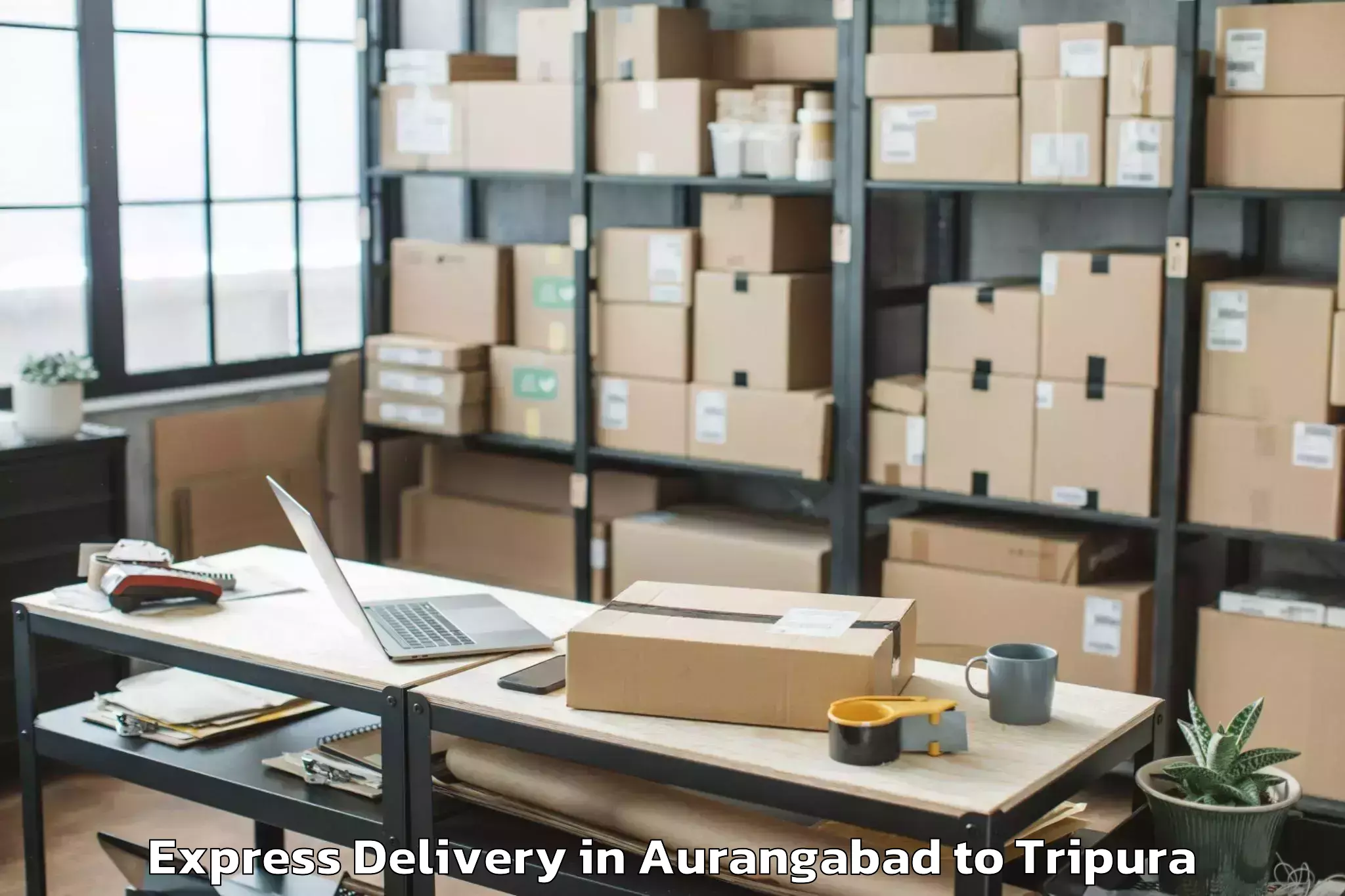 Leading Aurangabad to Kamalpur Express Delivery Provider